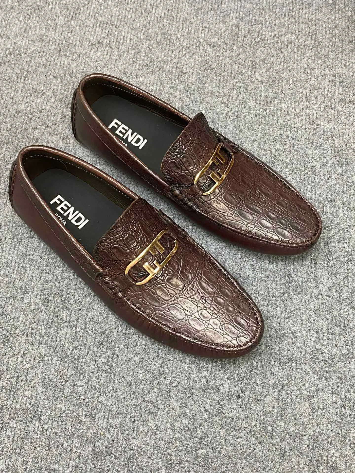Men's Men's Shoes Men's Men's Shoes 💰700FENDI Fendi Men's Shoes are breathable and comfortable. Original development. Counters copy one to one. Imported cowhide. Niuri. 38 to 44. (can be ordered at 45.46. No returns or exchanges)